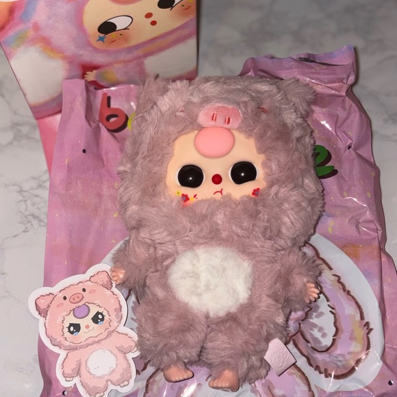 Baby Three Other - Baby Three Big Cutie CONFIRMED Pink Piggy Pendant 100%